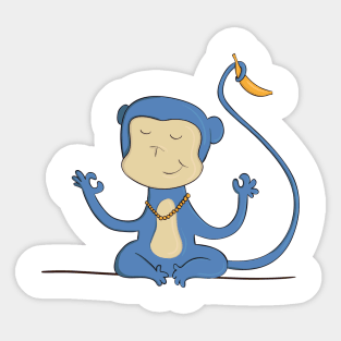 Zen Funky Monkey Sticker